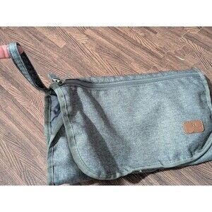 Portable Baby Changing Pad Travel Station Waterproof Mat Gray XL Mini Diaper Bag